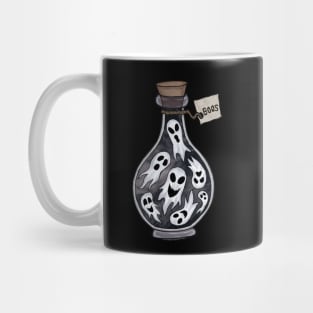 halloween bottle of boos cute ghost art Mug